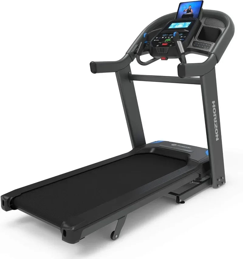 7.4 at Studio Series Smart Treadmill with Bluetooth and Incline Heavy Duty Folding Treadmill 350 lbs Weight Capacity