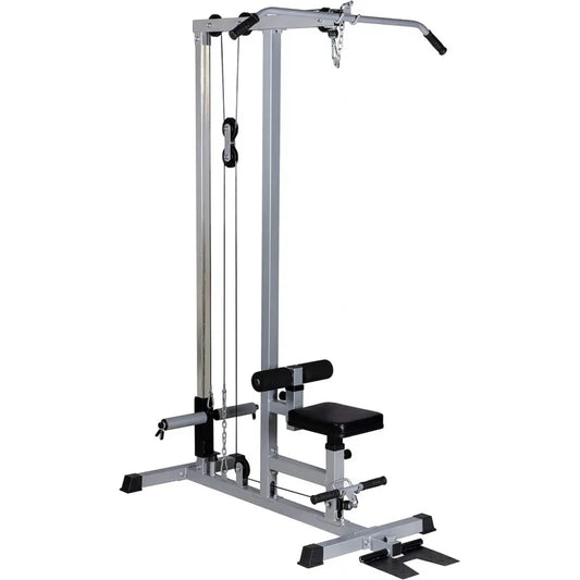 LAT Pull Down Machine Low Row Fitness Exercise Workout Strength Training Bar Machine