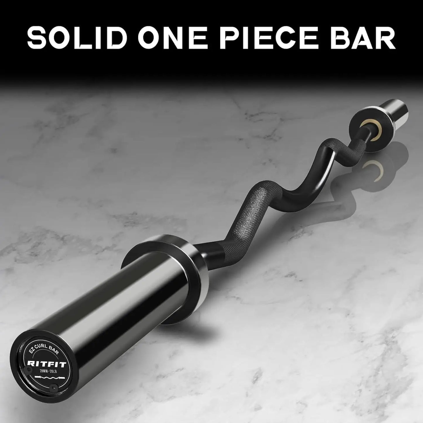 2 Inch EZ Curl Bar with Weights, 700LBS Weight Capacity Curl Barbell for Bicep, Tricep and Weight Lifting Exercises